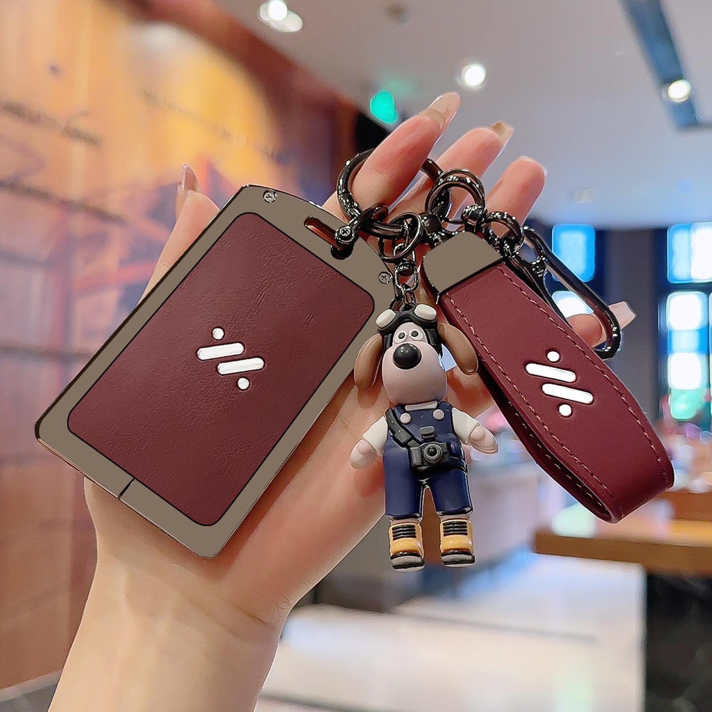 合金真皮高端轻奢智己钥匙套