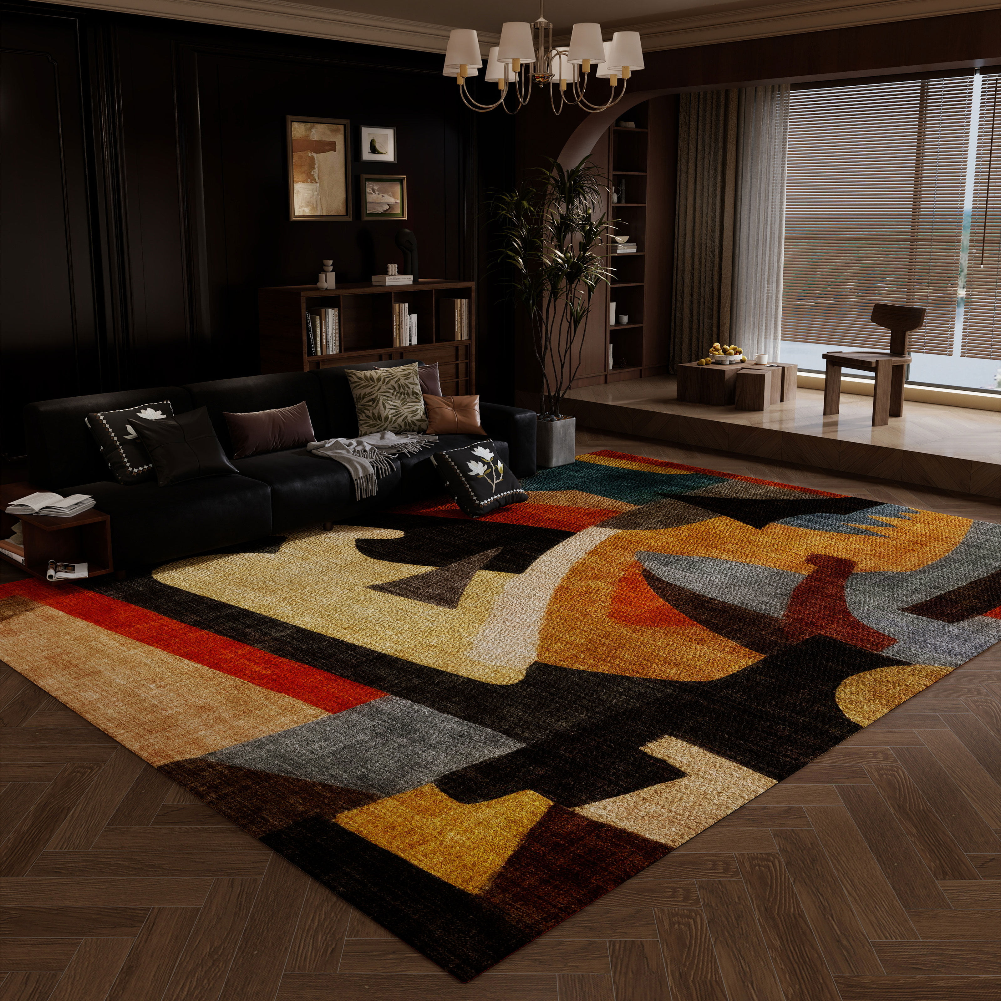 法式复古地毯客厅2025新款轻奢高级感沙发茶几毯卧室床边毯地垫,居家布艺,地毯,淘宝优惠券,粉丝福利购,淘宝优惠卷