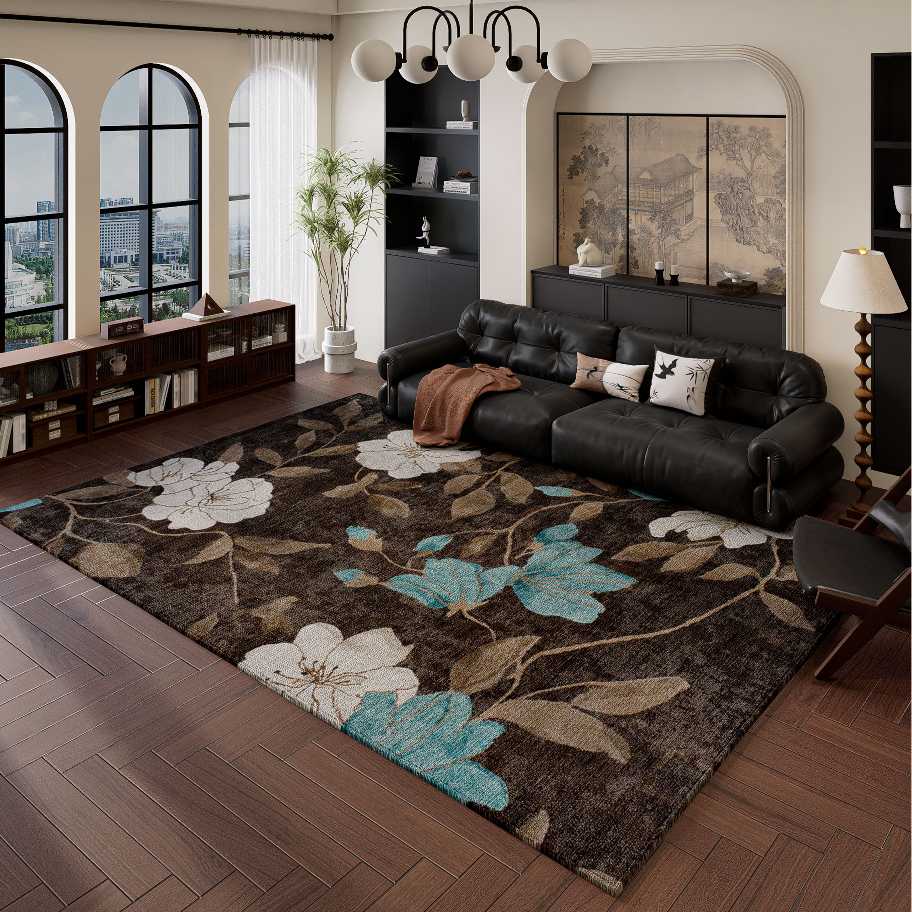 地毯客厅新款轻奢高级感卧室地垫大面积全铺室内防滑垫子床边坐垫