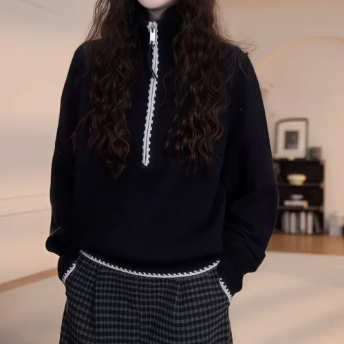 茜小洛女装服饰店高领休闲显瘦
