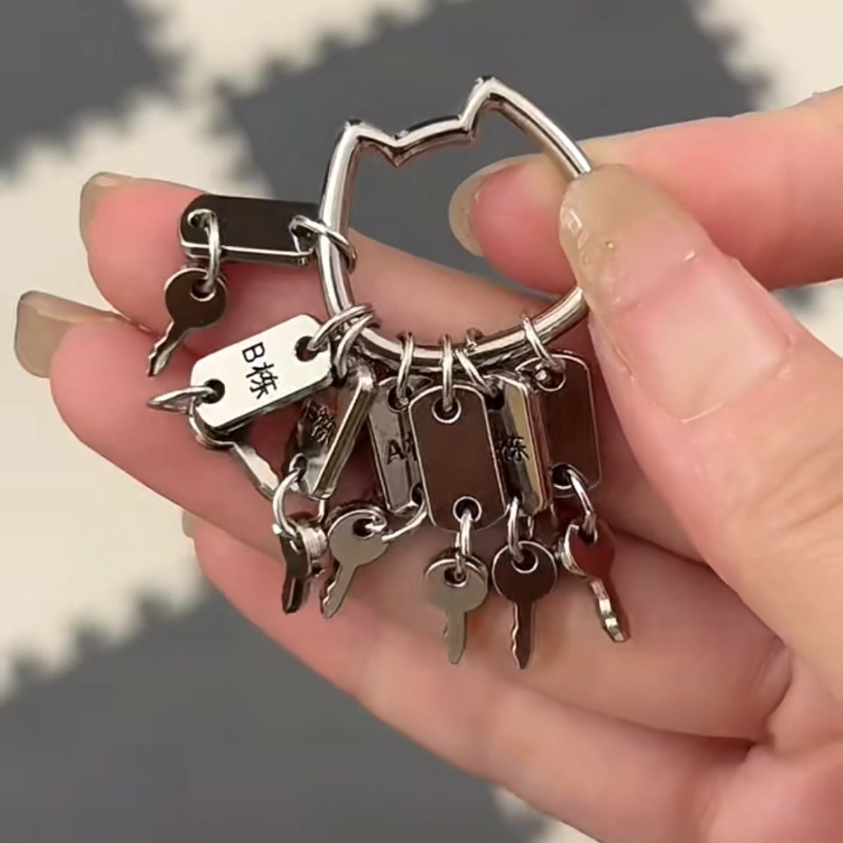 复古创意包租婆钥匙串挂件
