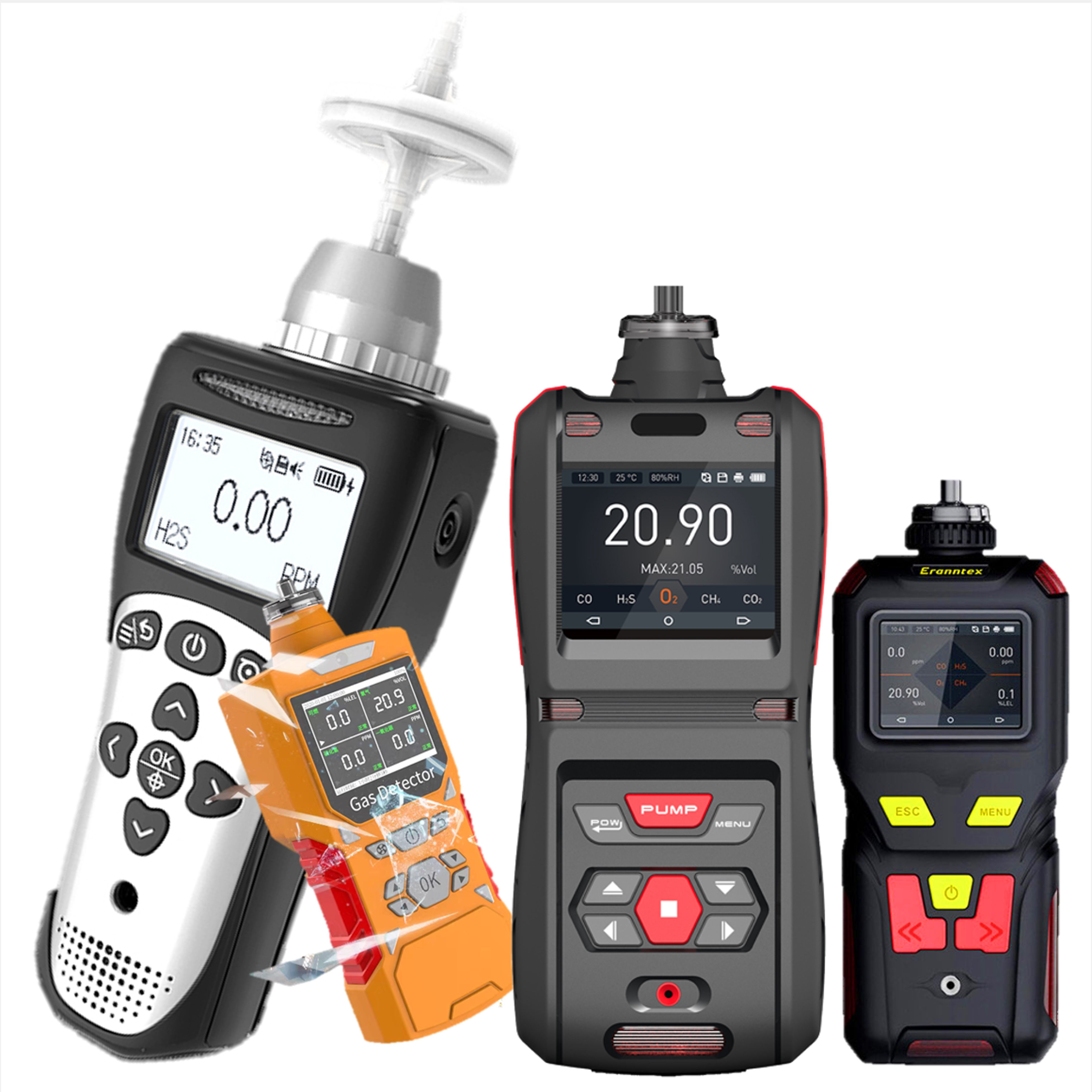 便携式有毒有害气体检测仪四合一可燃氧气一二氧化碳硫化氢气VOCS