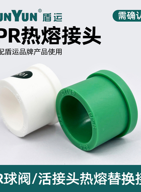 PPR球阀活接专用6分1寸等径直接替换接头自来水管热熔头维修配件