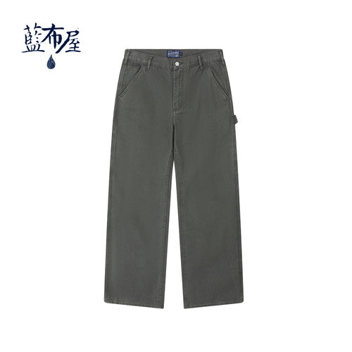 蓝布屋日本面料B11工装伐木裤