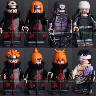 乐玩火影忍者晓组织六道佩恩地狱修罗志村团藏三船积木人仔手办高