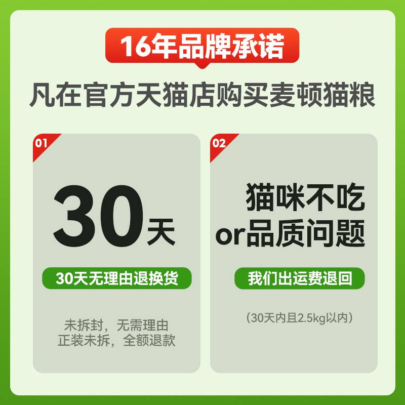 麦顿猫粮幼猫专用全阶段营养鱼肉味去毛球幼猫1到3月猫粮5斤装