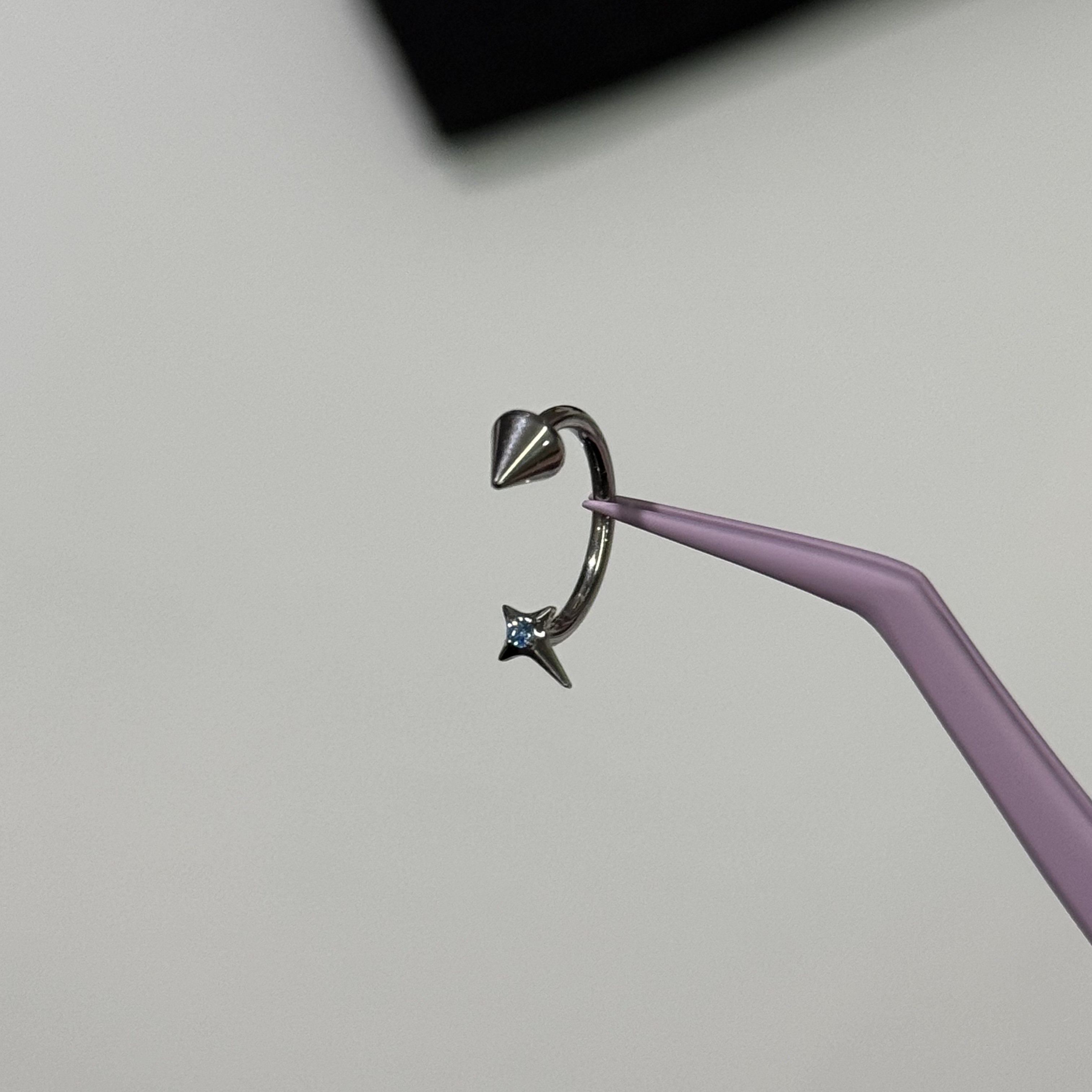 唇环钛合金马蹄环耳骨环耳环M0.9牙口内螺旋CZQY 10067,饰品/流行首饰/时尚饰品新,唇环/唇钉,淘宝优惠券,粉丝福利购,淘宝优惠卷