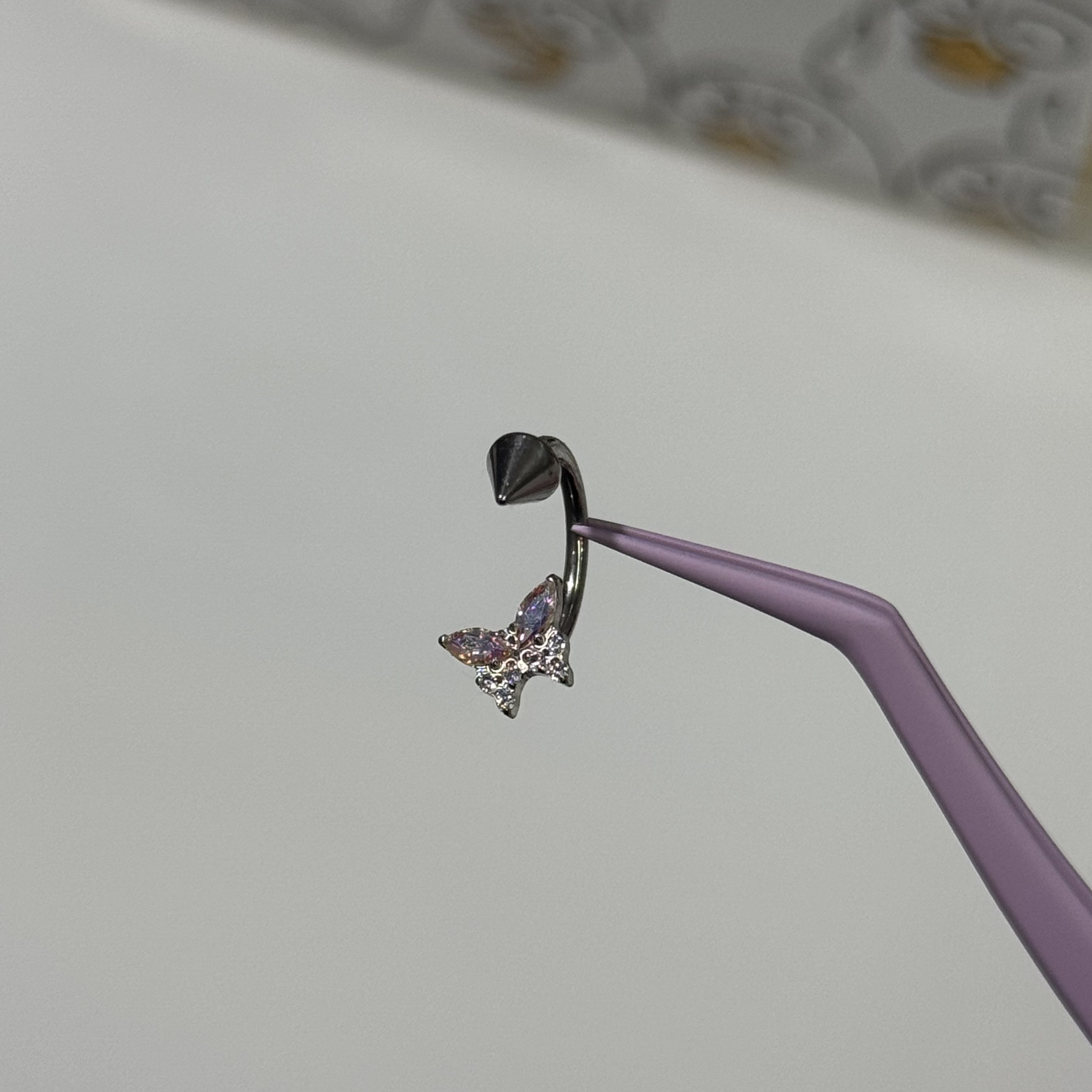 唇环钛合金马蹄环耳骨环耳环M0.9牙口内螺旋CZQY 10082,饰品/流行首饰/时尚饰品新,唇环/唇钉,淘宝优惠券,粉丝福利购,淘宝优惠卷