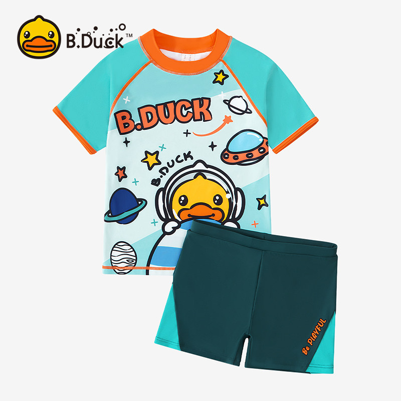 B.Duck儿童泳衣男孩分体青少年速干泳裤两件套新款温泉游泳装备,运动/瑜伽/健身/球迷用品,儿童泳衣/裤,淘宝优惠券,粉丝福利购,淘宝优惠卷