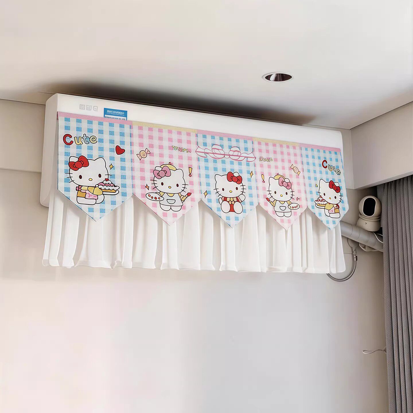 Kitty空调挡风帘防直吹月子挂式