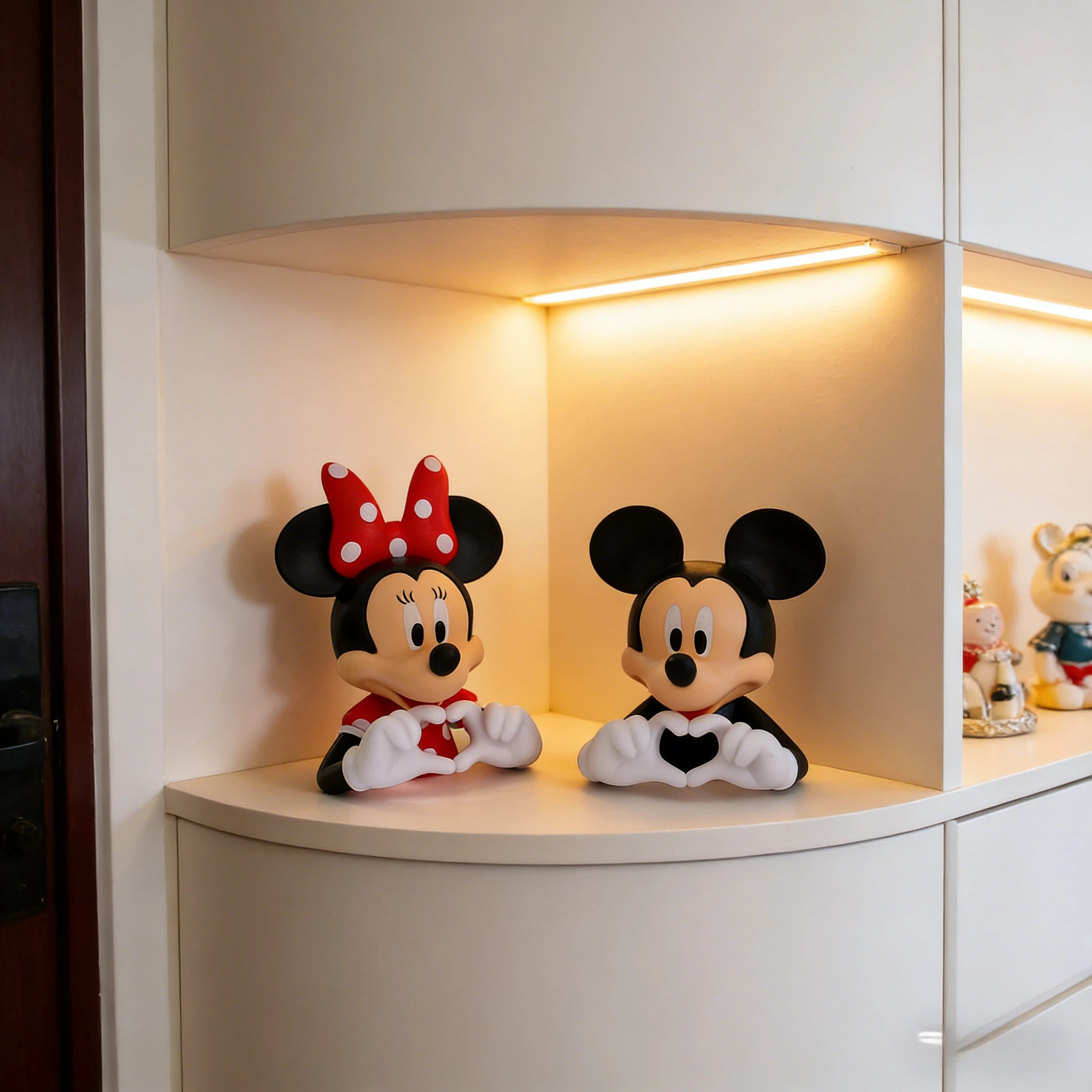 小号比心米奇摆件入户鞋柜玄关处转角客厅布置小物件装饰品高级感,家居饰品,装饰摆件,淘宝优惠券,粉丝福利购,淘宝优惠卷