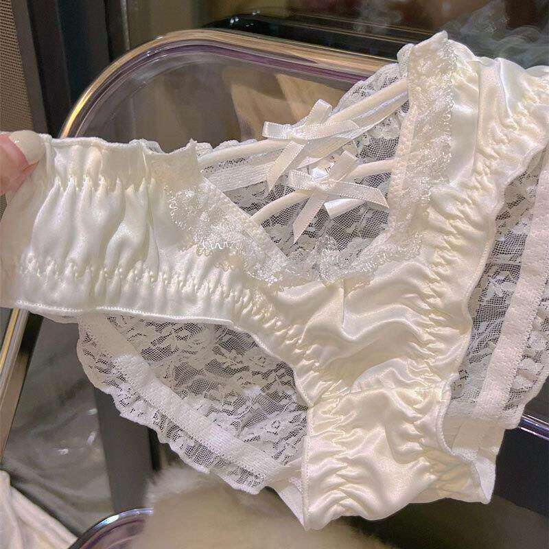 纯欲小姐性感镂空白黑色蕾