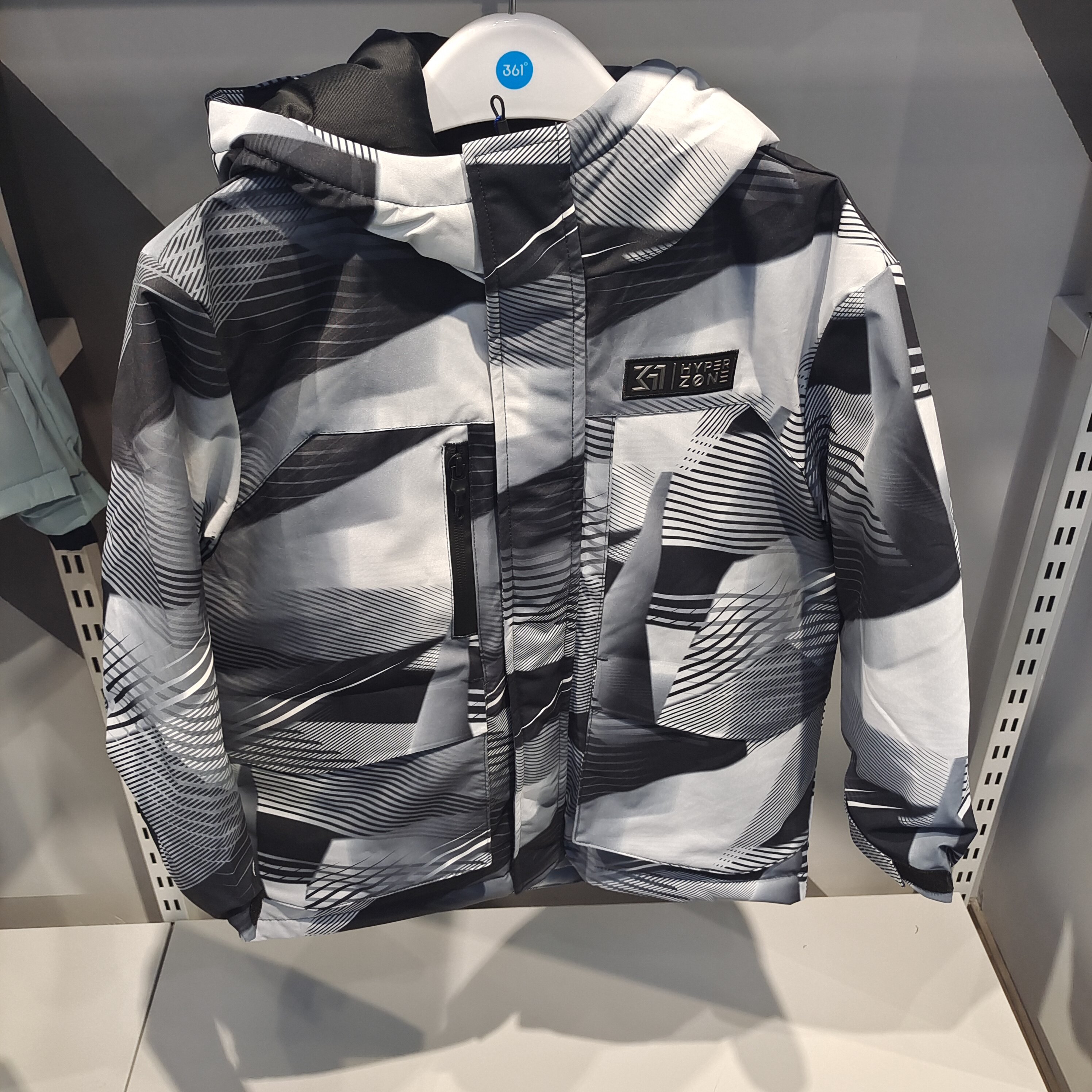 361°男童保暖羽绒服新品2024冬季中大童防泼水连帽上衣1910图片