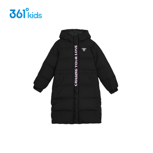 长款 商超同款 女童中大童24年冬新款 正品 加厚羽绒服3917 361度童装
