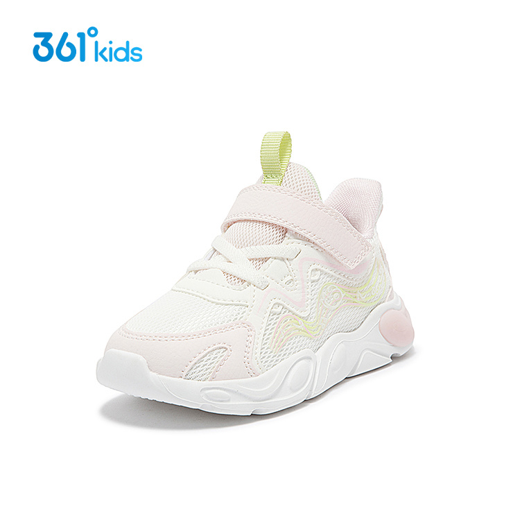 商超同款361度女童粘扣学步鞋新品秋季幼童运动鞋网面宝宝鞋5807
