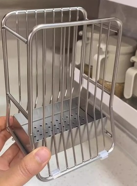 不锈钢筷子篓防霉沥水台面家用特别好看的筷子筒收纳桶高颜值新款