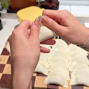 福财寿喜饺子皮印章模具火漆食品级包饺子神器家用新款金属印字