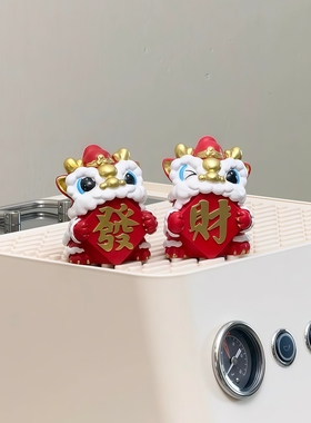 咖啡机的一对小摆件也太好看了