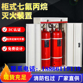 双柜双瓶组灭火器 置 定制柜式 七氟丙烷灭火装