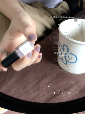 小冯推荐色！指甲油低饱和香芋紫 No lamp gel 免烤无异味不伤甲