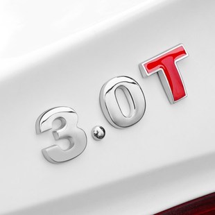 速发汽车排量标..4T1.8T2.0T.0T214L.0L排量贴金属标车贴尾标字母
