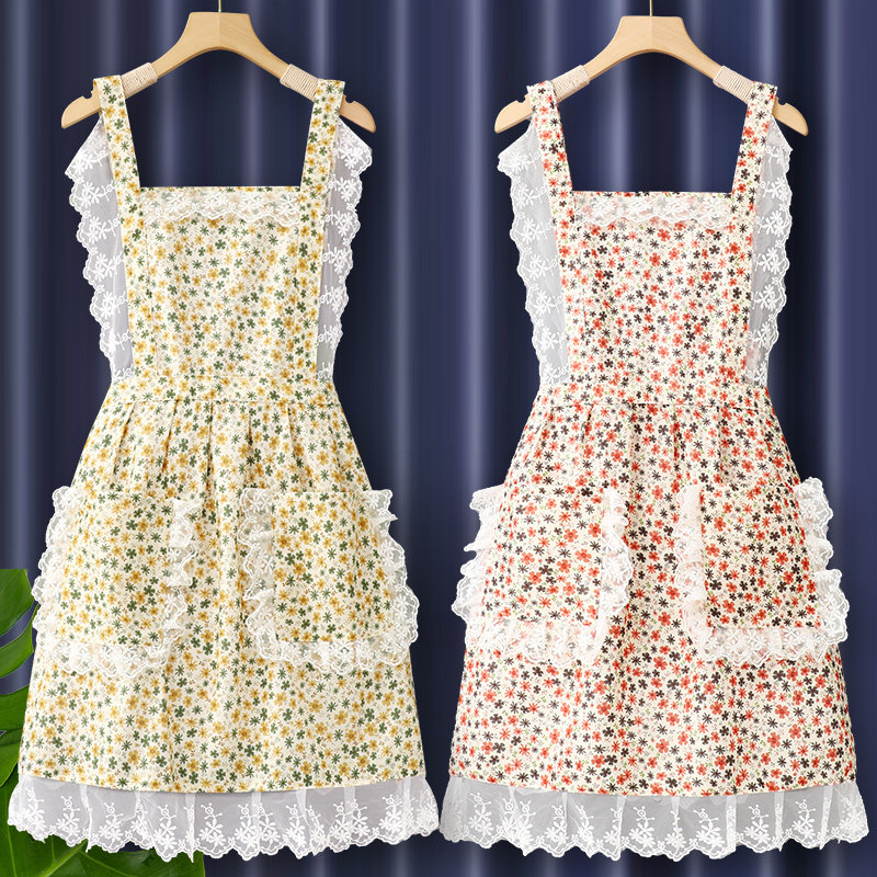 速发围裙用房家用2024新款漂亮餐饮专厨成人上班专用韩式工作服透