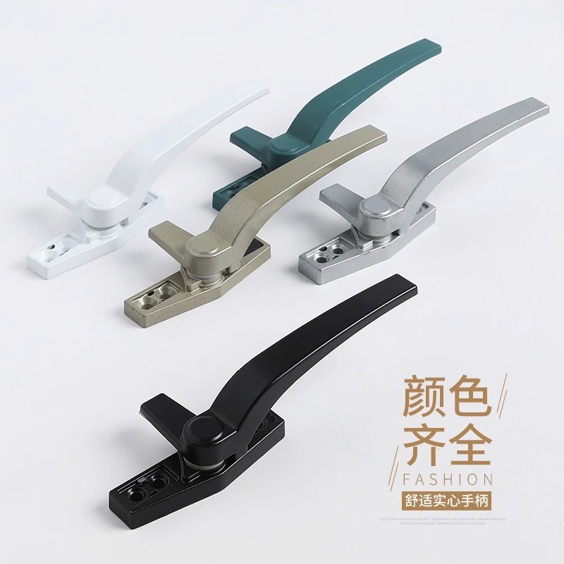 速发窗推单窗锁扣户拉门锁执手塑钢窗配件门点拉手平开外开把手