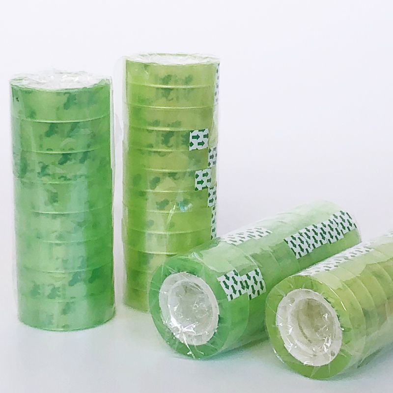 速发小透明文具胶宽15mm/品包 胶带 小透明胶纸布装8卷礼条