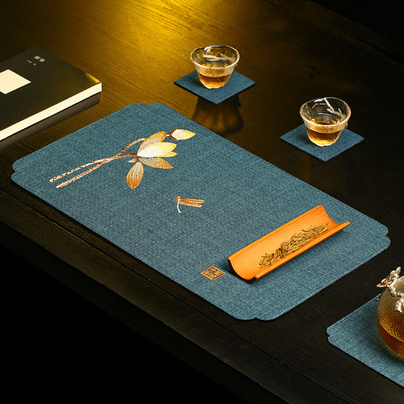 速发意席垫子新中式防水干泡台茶具茶盘杯垫茶禅茶桌布茶巾桌旗茶,居家布艺,茶席,淘宝优惠券,粉丝福利购,淘宝优惠卷
