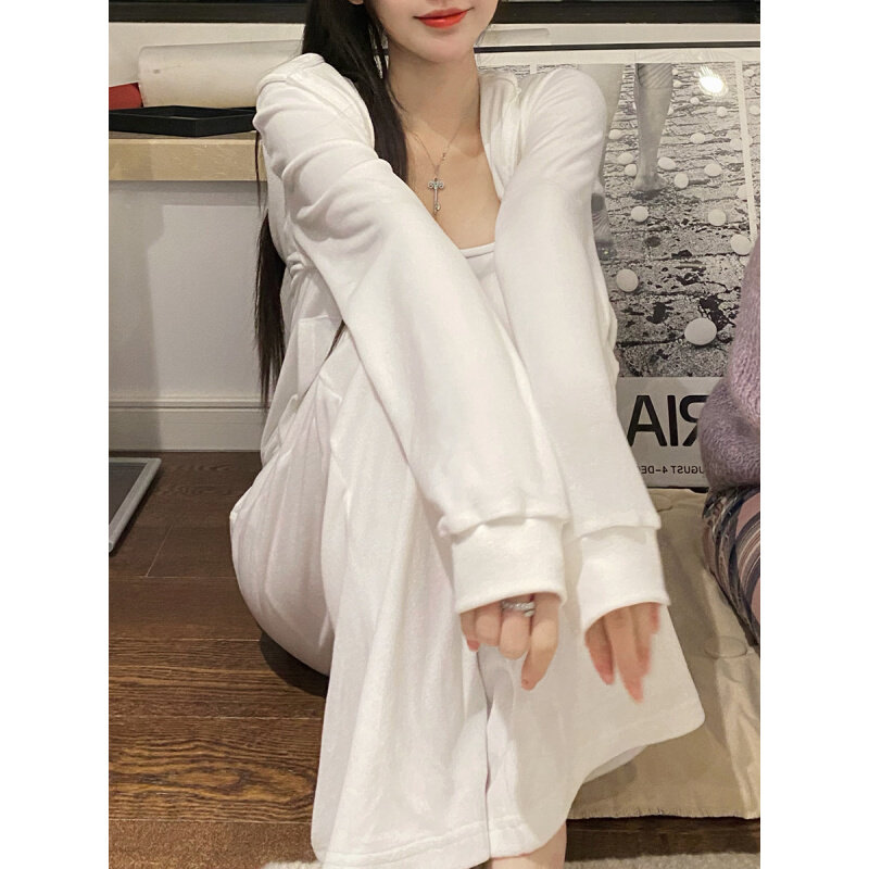 高货速发茶艺小白兔 春季运动百搭两件套宽松时尚韩版休闲套装女