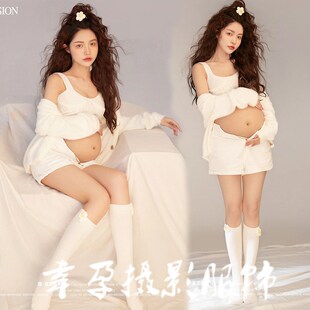 速发新款孕妇照服装影楼唯美肚爱小清新大可妈咪照照影艺术摄衣服