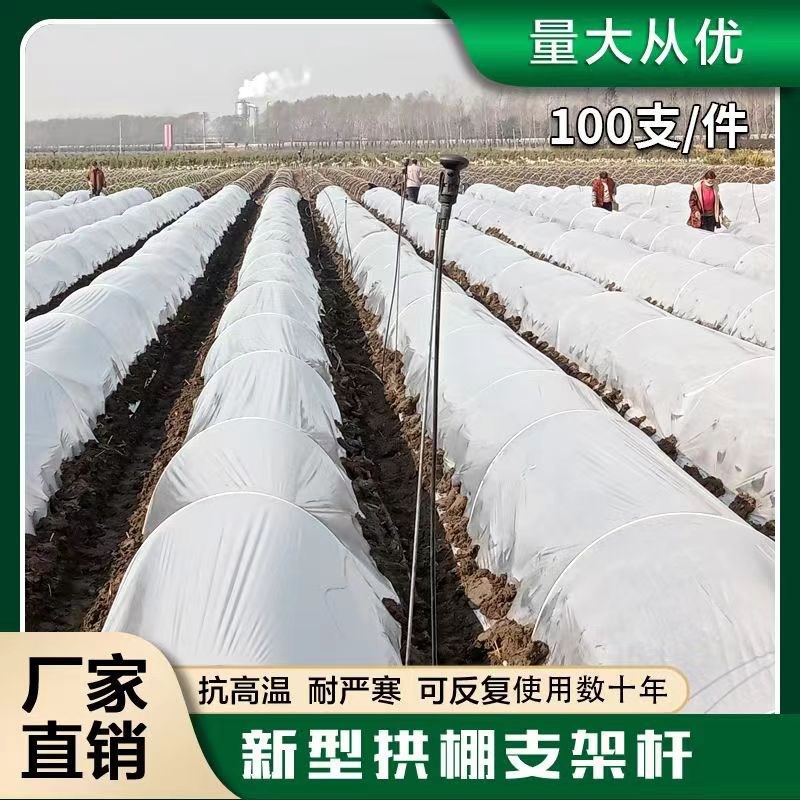 速发50根黄纤爬藤架条豇豆角搭架杆子拱棚支架西红柿支撑杆玻璃瓜