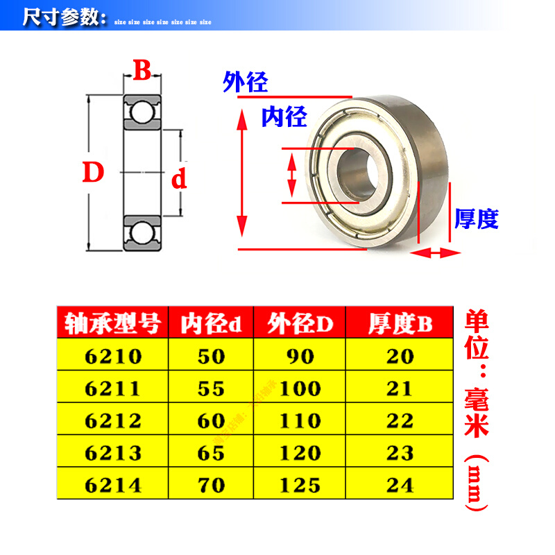 进发CGJF高速精密电机轴承6210 6211 6212 6213 6214RZ 2RZ深沟球