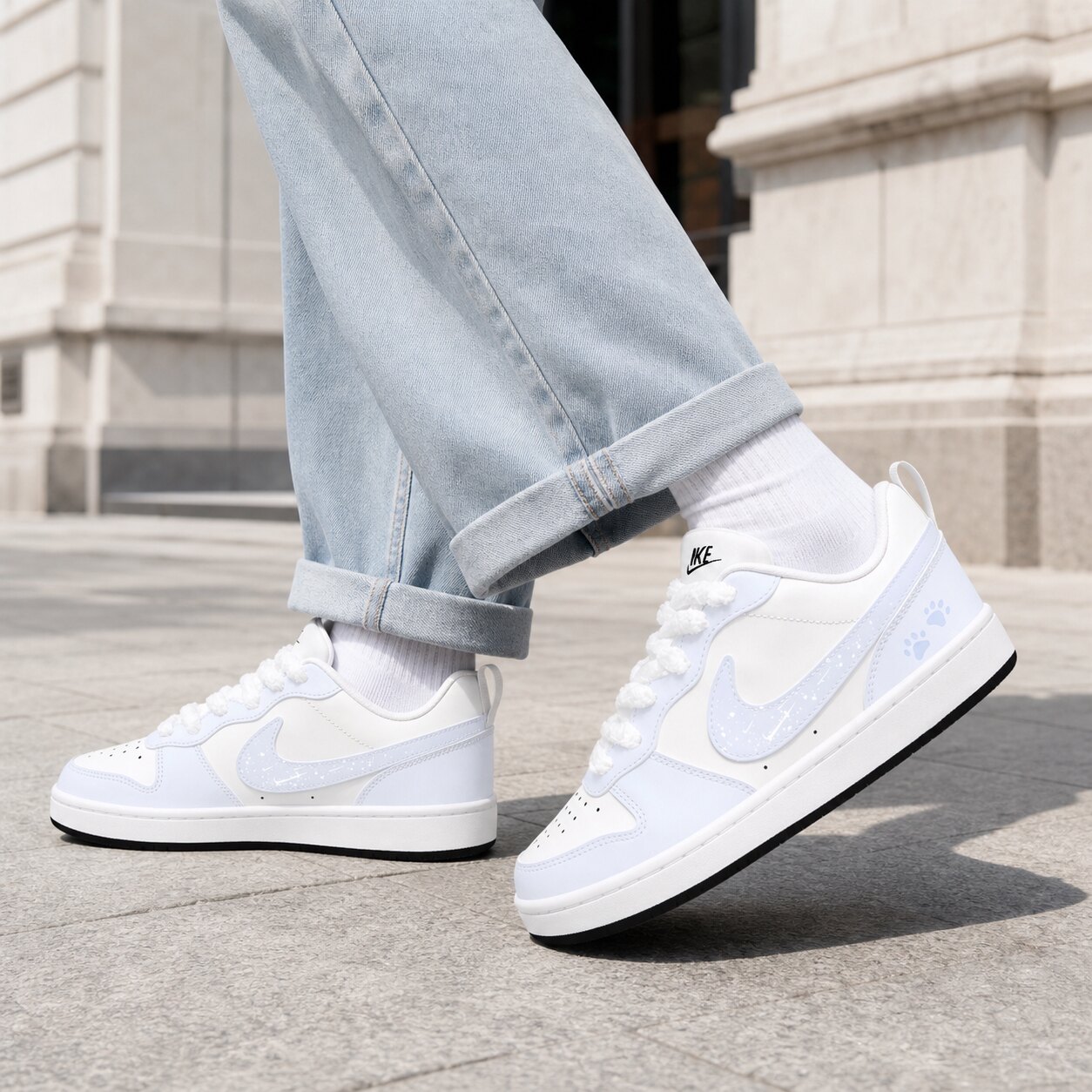 NikeCourtBorough小空军板鞋