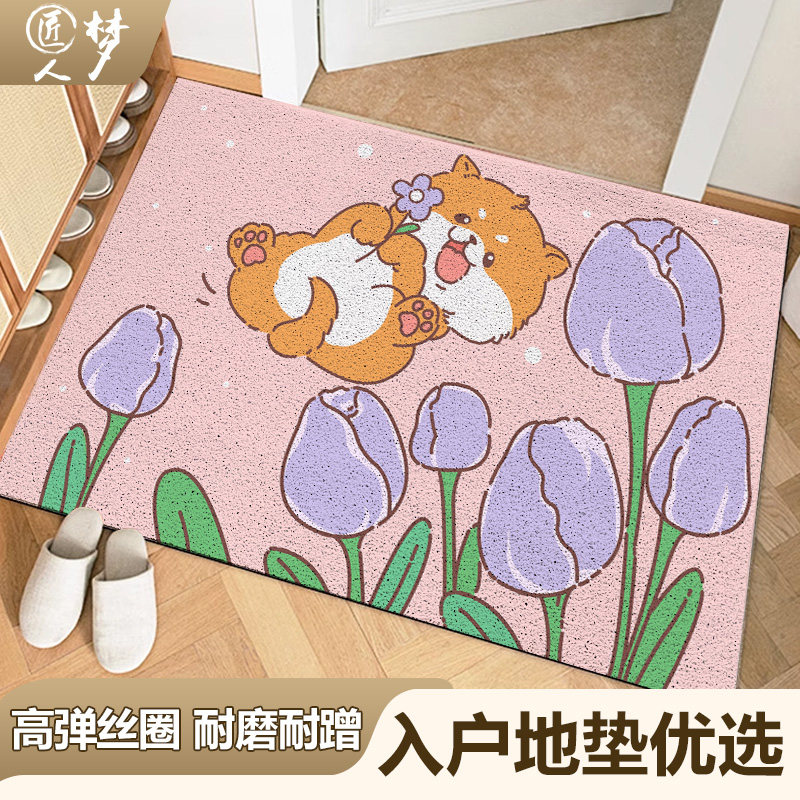 入户门卡通地垫进门门垫家用玄关丝圈防滑蹭土耐磨地毯可裁剪定制,居家布艺,入户地垫,淘宝优惠券,粉丝福利购,淘宝优惠卷
