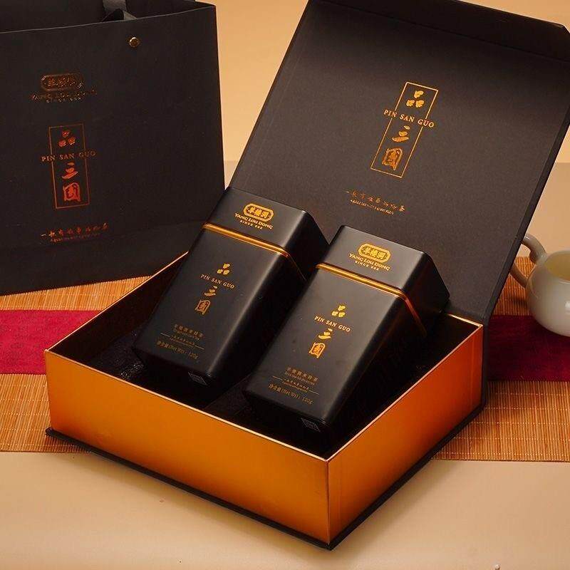 羊楼洞品三国青砖茶米砖茶240g礼盒装湖北赤壁赵李桥茶叶便携茶砖