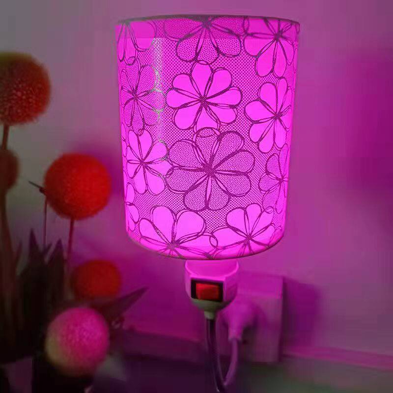 LED插电变色氛围小夜灯卧室睡眠床头夫妻情侣调情浪漫粉插座台灯