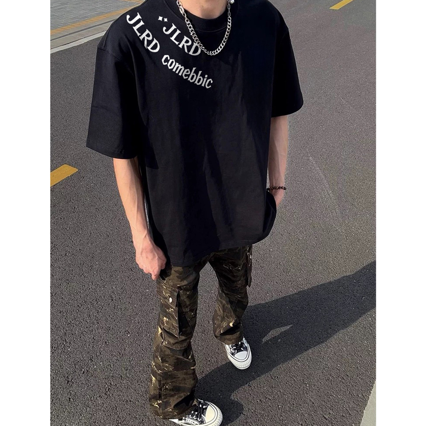 2026新款爆款半袖班服hiphop夏季