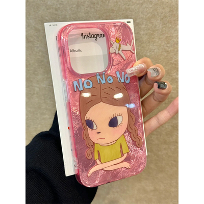 全机型可爱卡通奈良美智锡纸纹