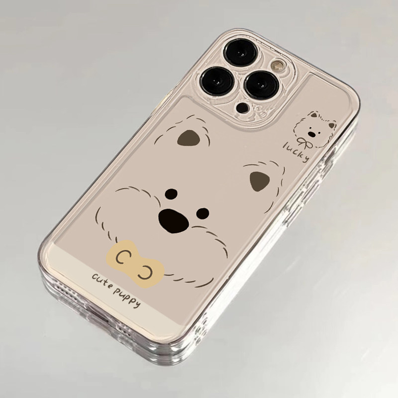 全机型大脸小狗创意个性硅胶软壳