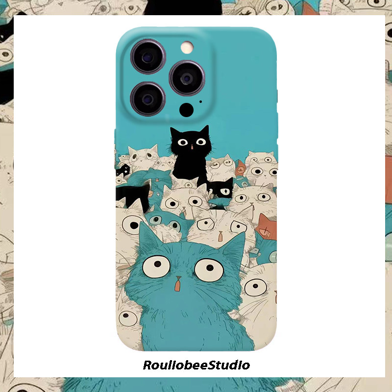 喵喵世界适用苹果17菲林手机壳iPhone16Promax新款华为pura80小众OPPO全包reno14红米note15pro防摔vivos30