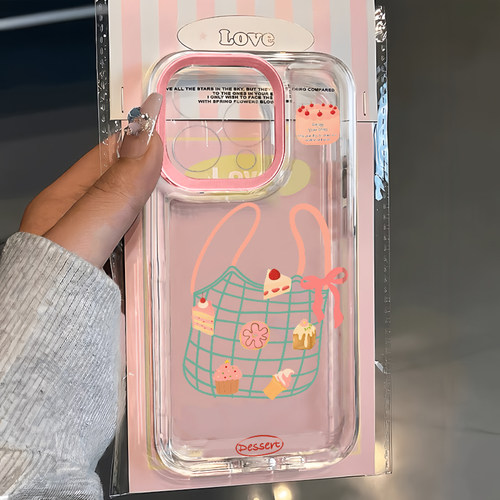 全机型硅胶软壳可爱甜品小袋子