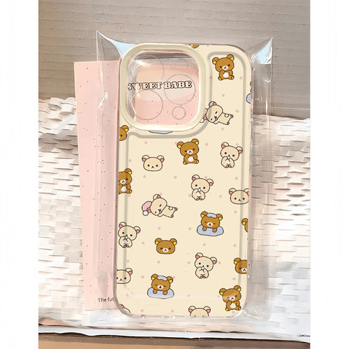 全机型硅胶软壳瞌睡轻松熊卡通