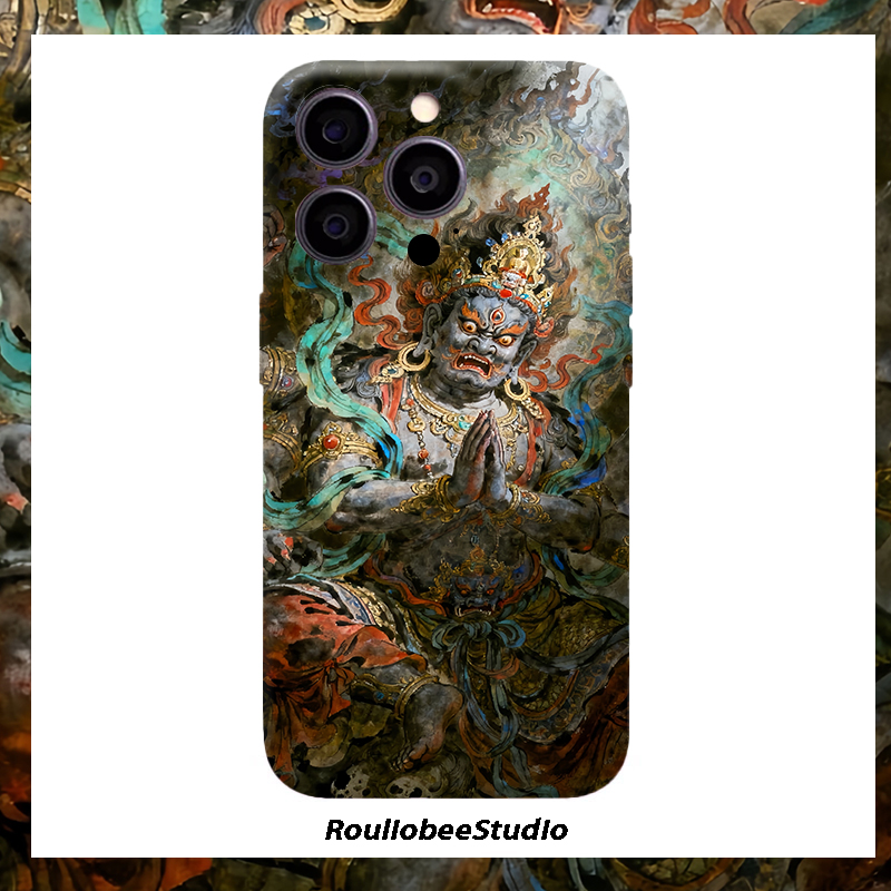 神话大黑天适用iPhone17promax苹果15opporeno14新款mate70华为p80荣耀400菲林手机壳13小米16vivos30动漫12