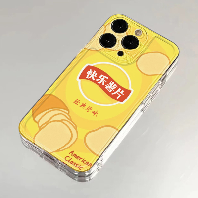 全机型趣味创意薯片手机壳防摔