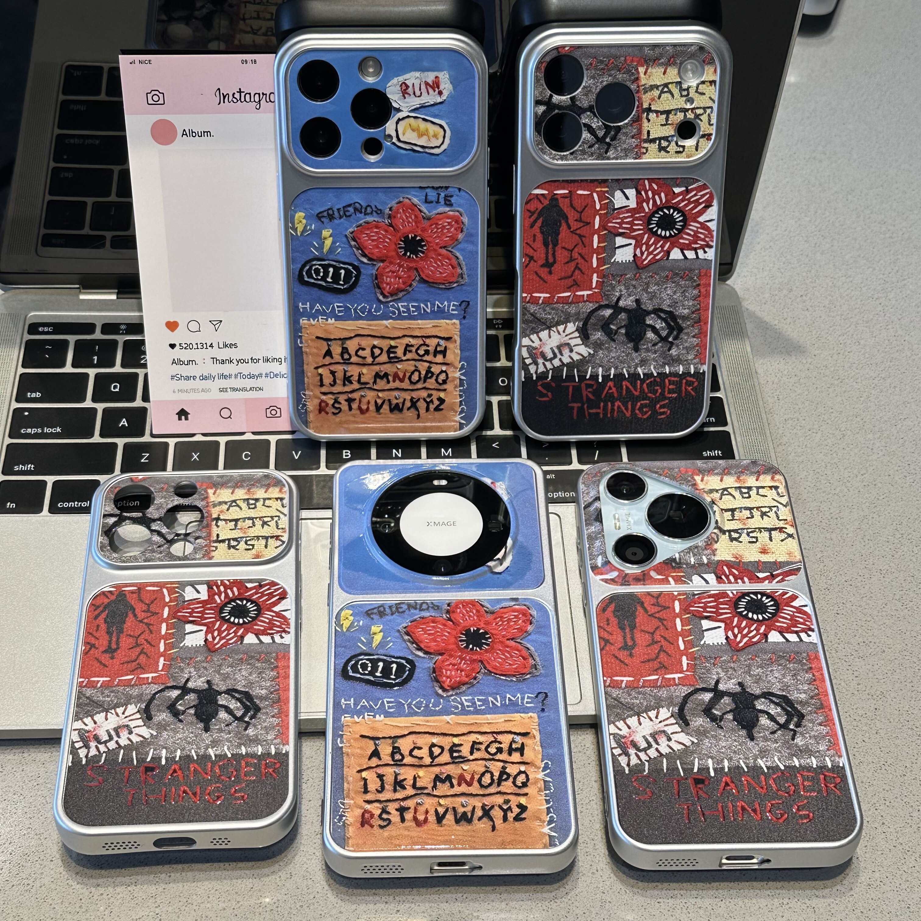怪奇物语手机壳苹果17华为vivo联名5周边iPhone16promax小米15pro欧美OPPO美剧14第五季13怪物奇语12小众适用