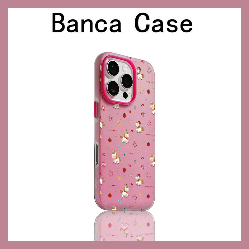 新年小马适用苹果17promax手机壳iPhone16果冻二合一15简约14个性保护套13/12肤感磨砂防摔17air男女款xsmax