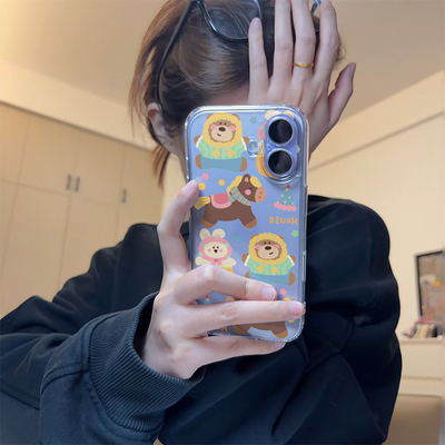 可爱卡通萌萌小马适用iphone17promax手机壳苹果16/15新款13华为mate70创意vivos30小米14oppo红米K80荣耀400