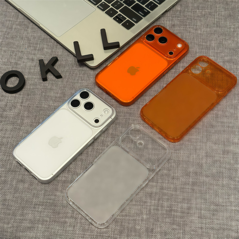 超薄透明磨砂秒变17大视窗适用苹果17promax手机壳新款iphone17pro高级感17男13Promax女简约15保护套ip14/13