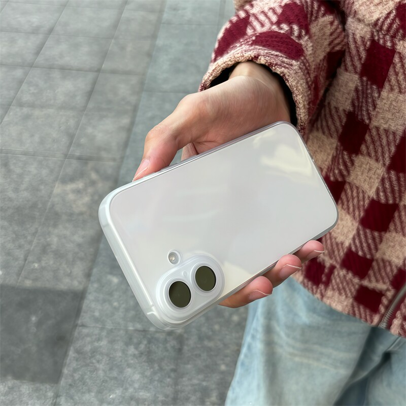 超薄磨砂半透明适用iphone17手机壳17promax苹果16pro新款Air软硅胶15防指纹13情侣12高级感14男女plus保护套